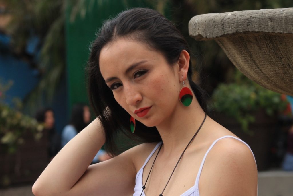 Hojas Triangulo Totumo Earrings